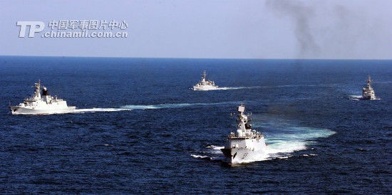 Hải quân và Hải giám, Ngư chính Trung Quốc tổ chức diễn tập liên hợp
